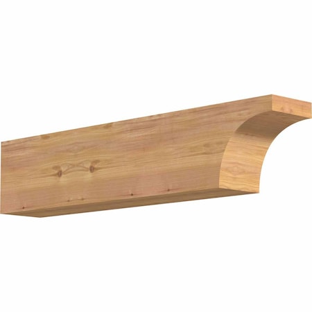 Ekena Millwork Huntington Smooth Rafter Tail, Western Red Cedar, 5 1/2"W x 8"H x 36"L RFT06X08X36HUN00SWR